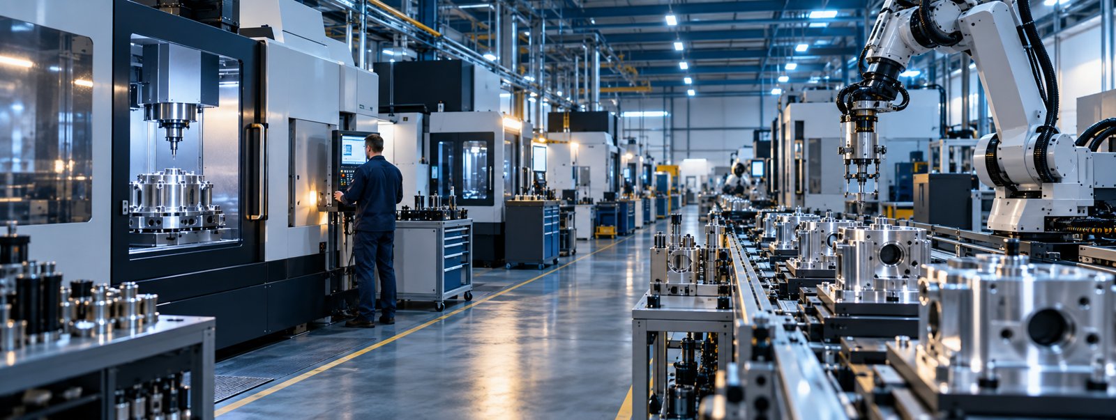 Robotic arm and precision manufacturing machines